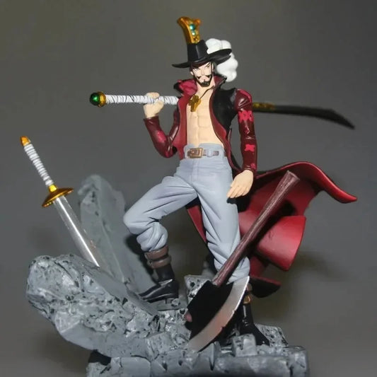 Dracule Mihawk Figure: 15cm One Piece Eagle Eye Statue