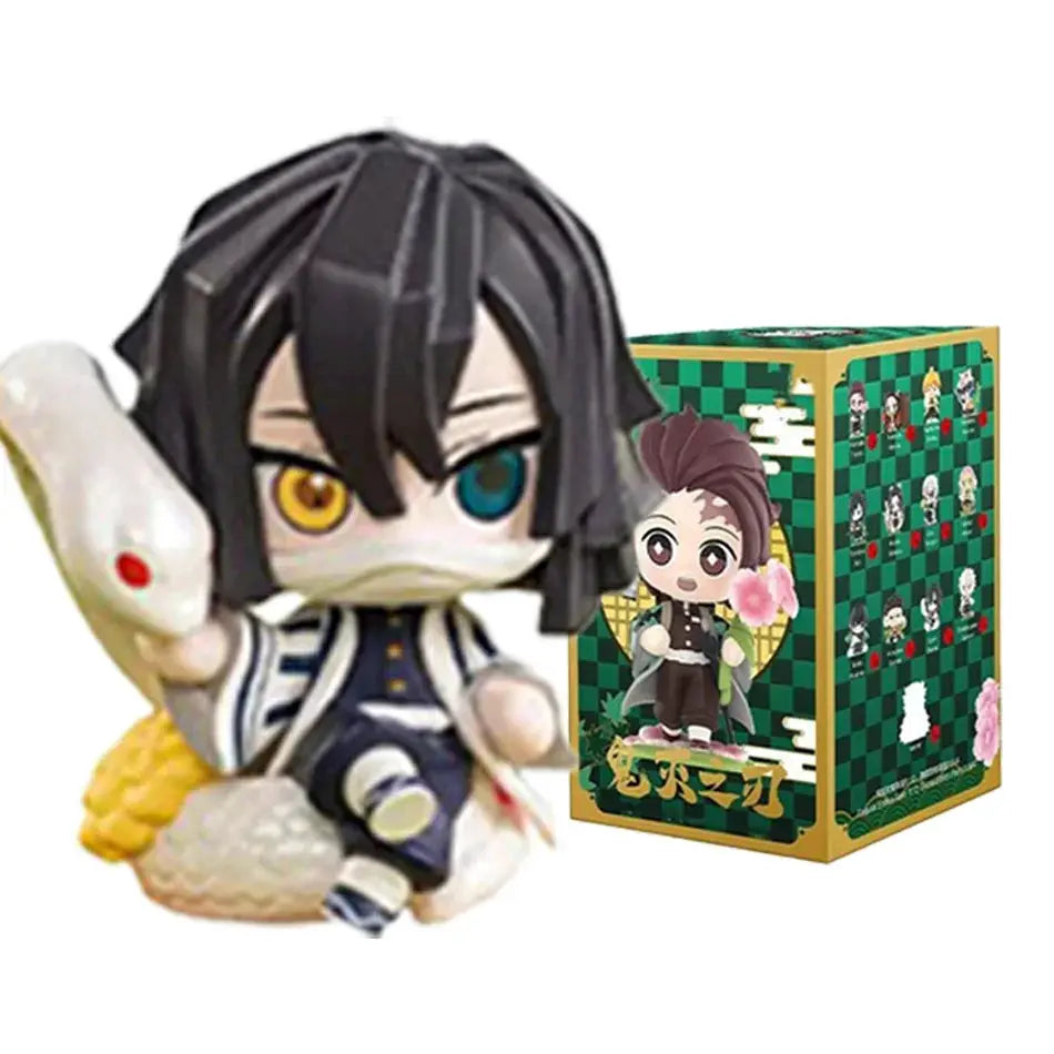 Demon Slayer Blind Box: 12pcs Tanjiro Nezuko Anime Figures by Infinite Visibility