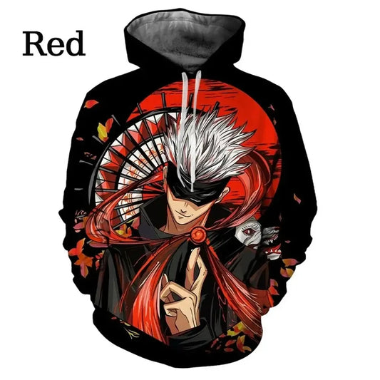Jujutsu Kaisen Satoru Gojo Hoodie Anime Manga Sweatshirt