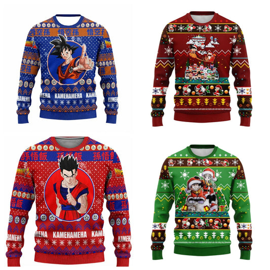 Dragon Ball Anime Sweater: Christmas Style Pullover Gift