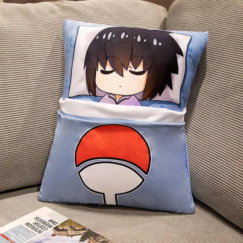 Naruto Anime Plush Pillow: Kakashi & Naruto Soft Doll Toy