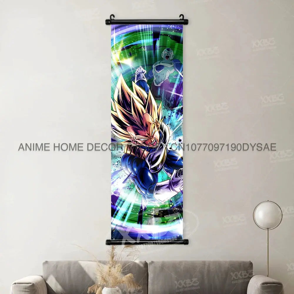 Dragon Ball Posters: Goku & Vegeta Anime Wall Scrolls by Infinite Visibility