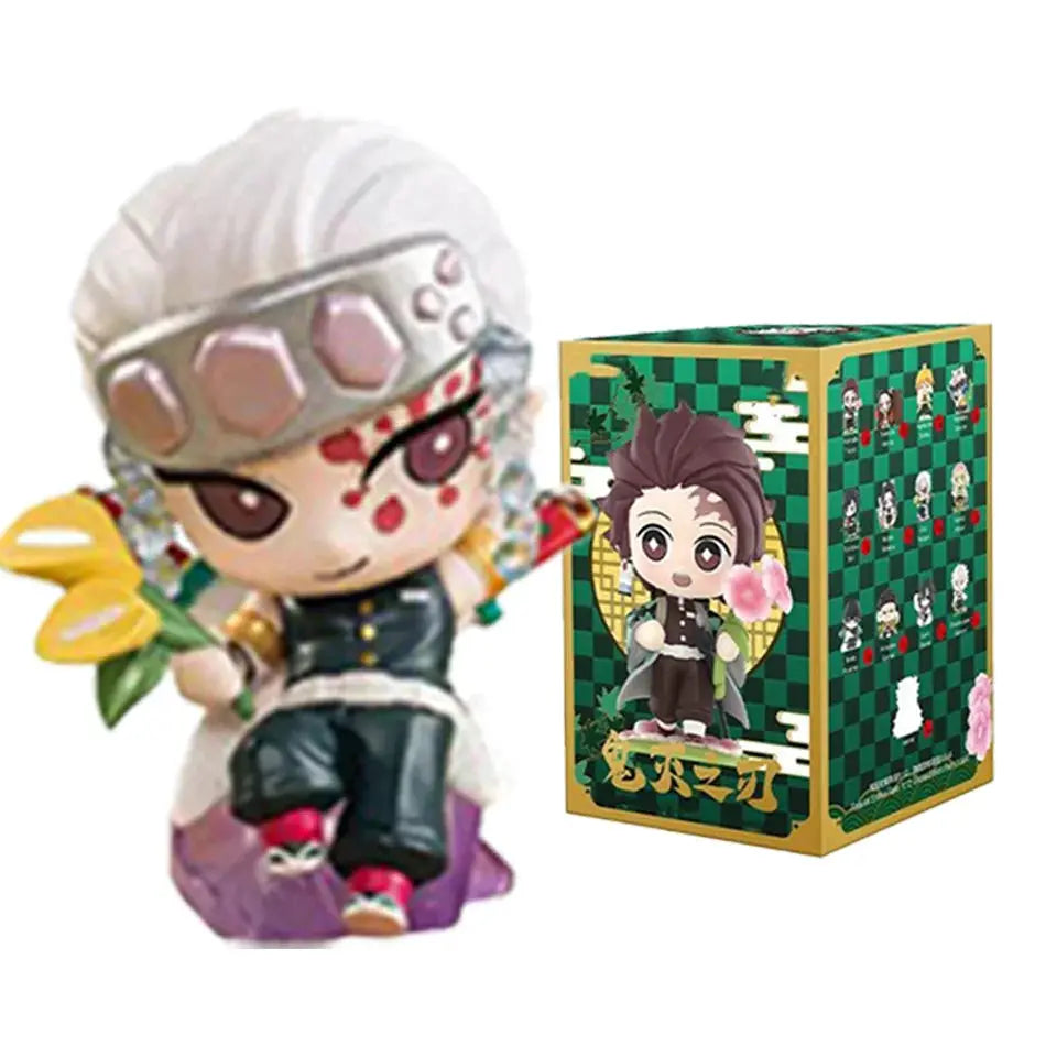 Demon Slayer Blind Box: 12pcs Tanjiro Nezuko Anime Figures by Infinite Visibility