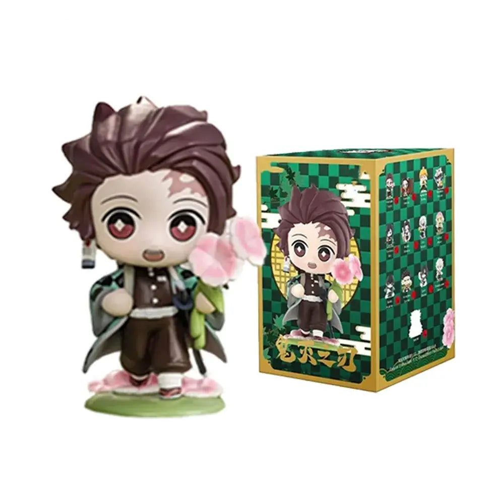 Demon Slayer Blind Box: 12pcs Tanjiro Nezuko Anime Figures by Infinite Visibility