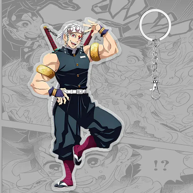 Demon Slayer Keychain: Tanjiro 6cm Acrylic Bag Pendant by Infinite Visibility