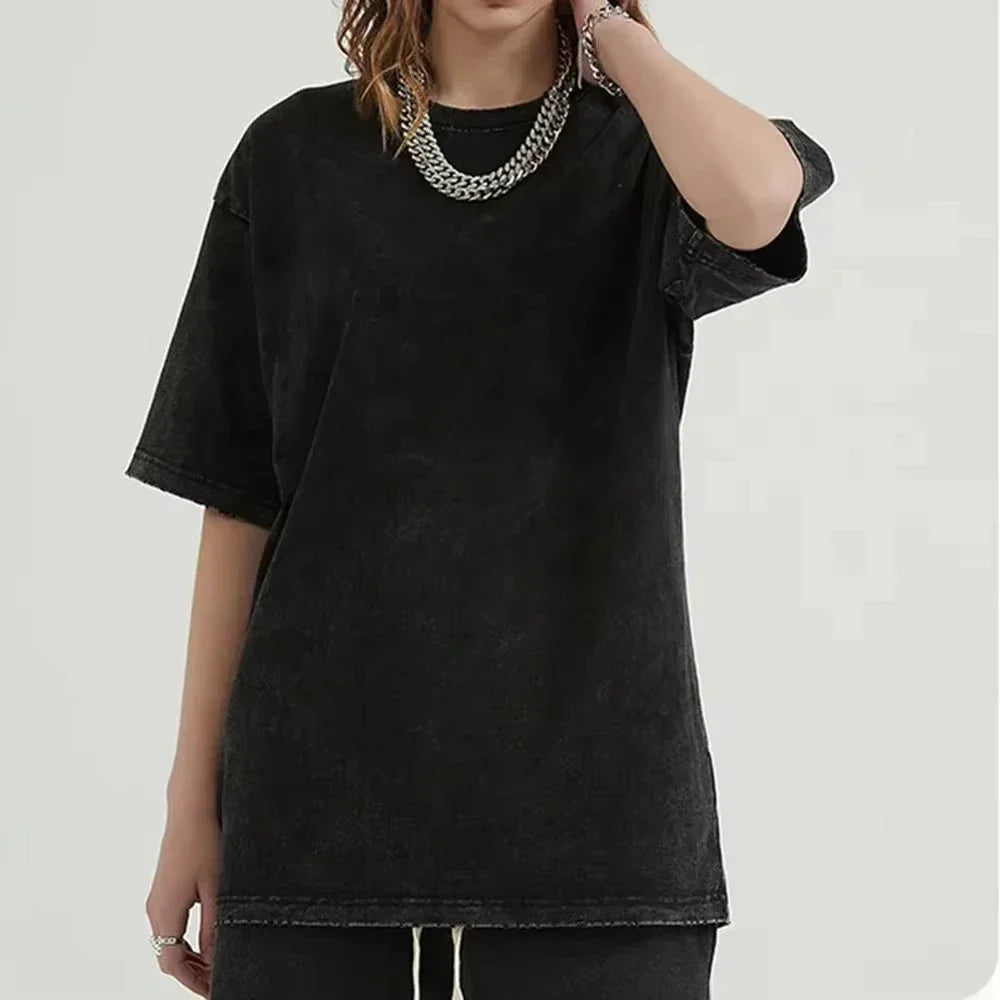 Naruto Rock Lee Streetwear T Shirt Vintage Washed Black