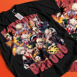 Katsuki Bakugo T-Shirt: MHA Manga Hero Anime Gift
