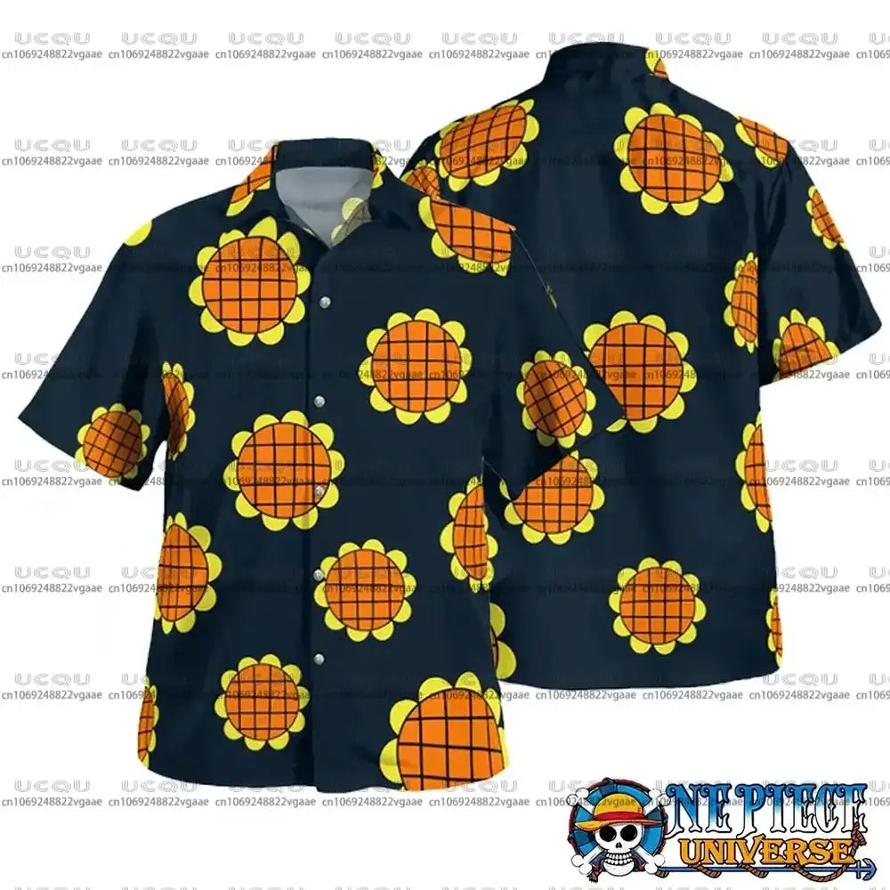 Luffy Dressrosa Trousers & Hawaiian Shirt One Piece Set by Infinite Visibility