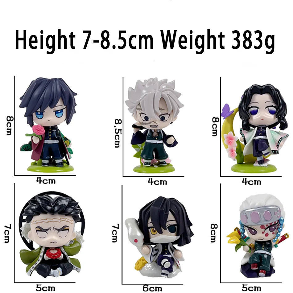 Demon Slayer Blind Box: 12pcs Tanjiro Nezuko Anime Figures
