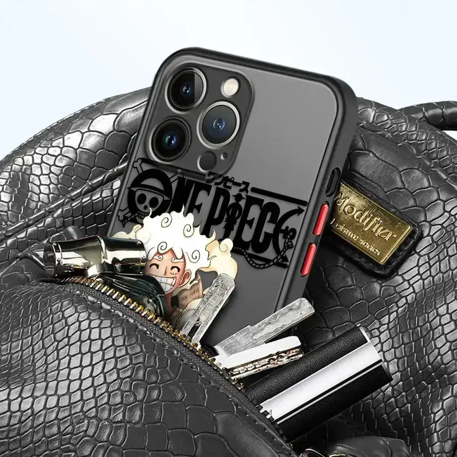 One Piece Phone Case: Zoro & Luffy Matte iPhone Cover by Infinite Visibility