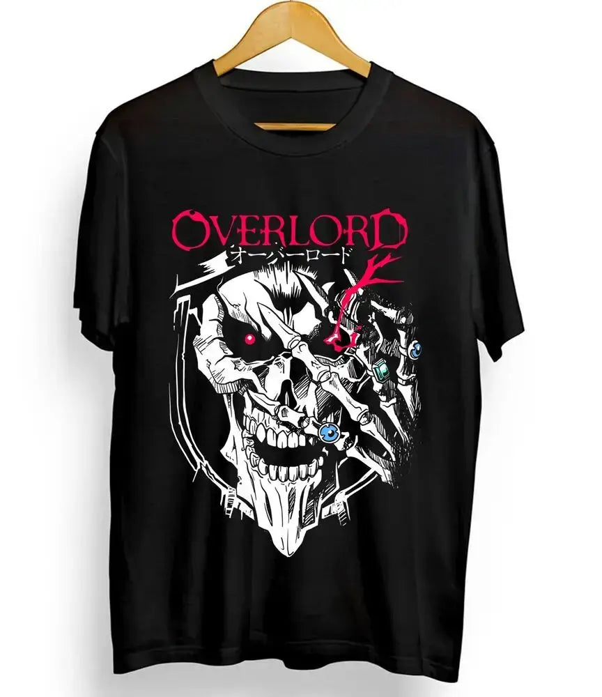 Overlord Ainz T-shirt Anime Manga Gift Shirt All Sizes