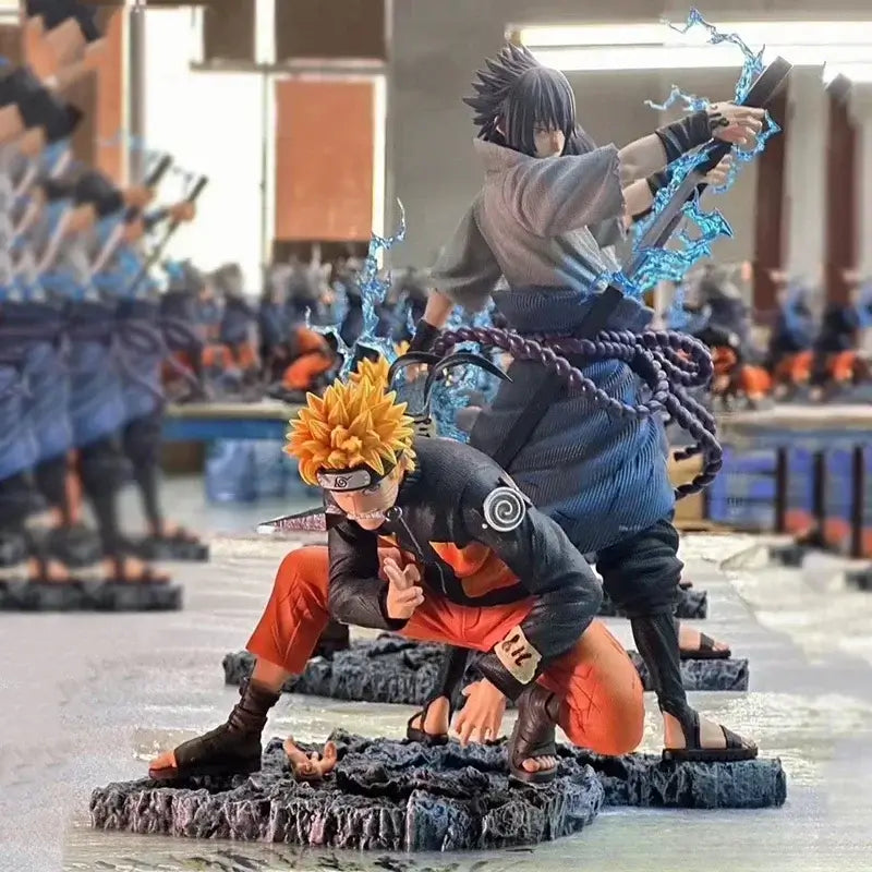 Naruto Action Figures: GK Uzumaki & Sasuke PVC Model