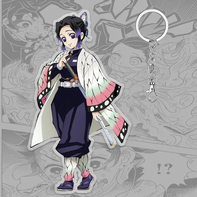 Demon Slayer Keychain: Tanjiro 6cm Acrylic Bag Pendant by Infinite Visibility