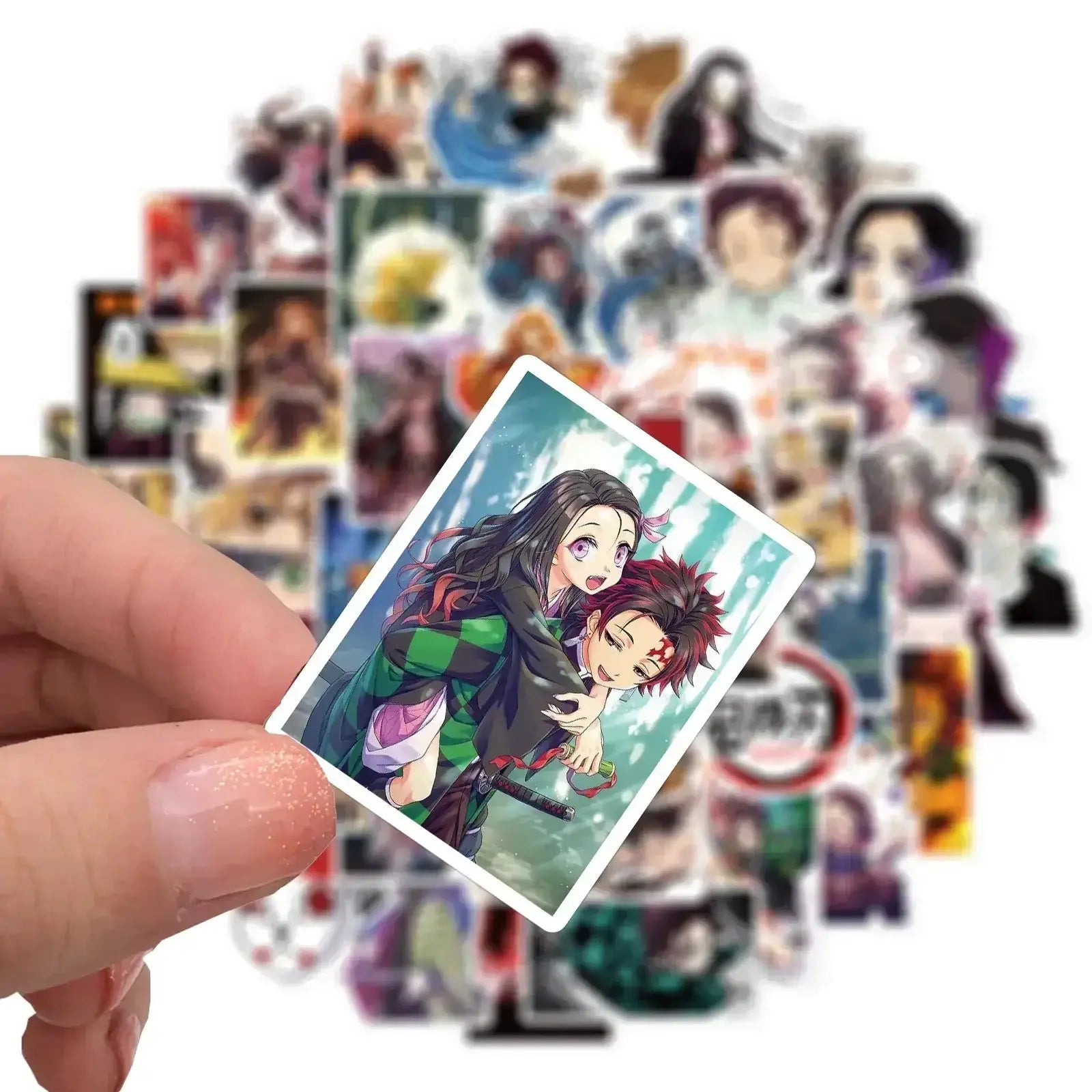 Demon Slayer Stickers: 50-200pcs Waterproof Anime Decals by Infinite Visibility