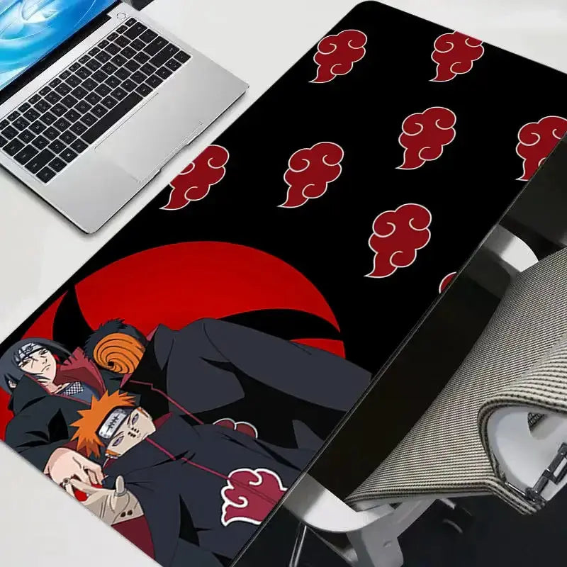 Akatsuki Naruto Mouse Pad: Anime Gaming Desk Mat by Infinite Visibility