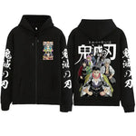 Demon Slayer Zipper Hoodie 2025 Harajuku Sweatshirt by Infinite Visibility