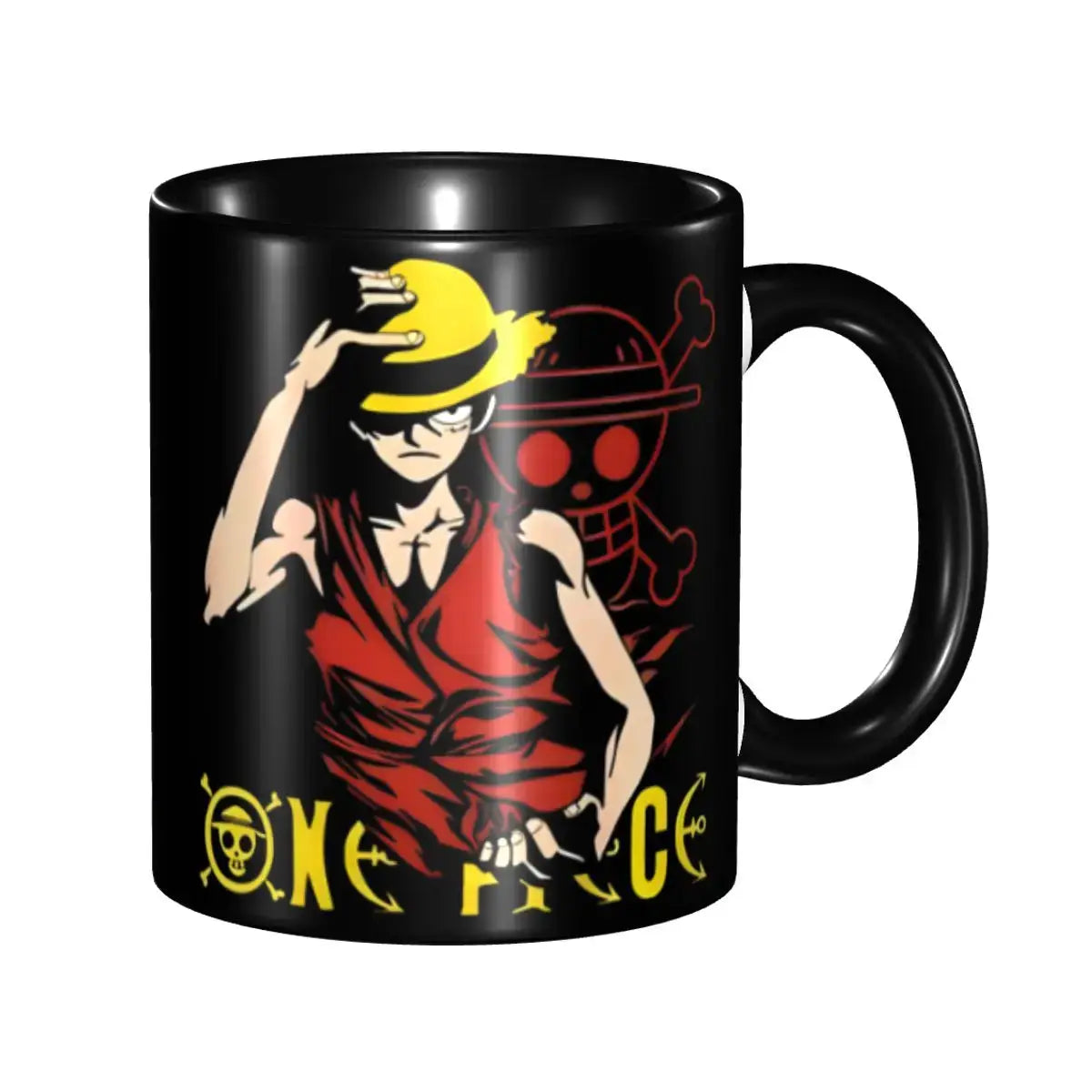Monkey D. Luffy Gear Fifth Mug: Cute Anime Cup for Kids by Infinite Visibility