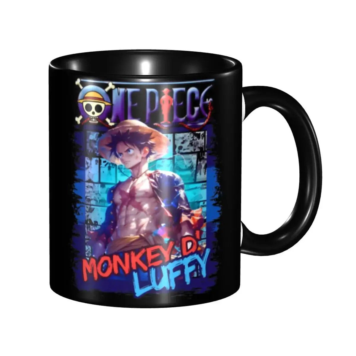 Monkey D. Luffy Gear Fifth Mug: Cute Anime Cup for Kids by Infinite Visibility