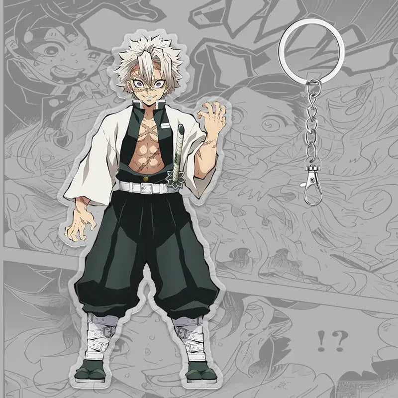 Demon Slayer Keychain: Tanjiro 6cm Acrylic Bag Pendant by Infinite Visibility