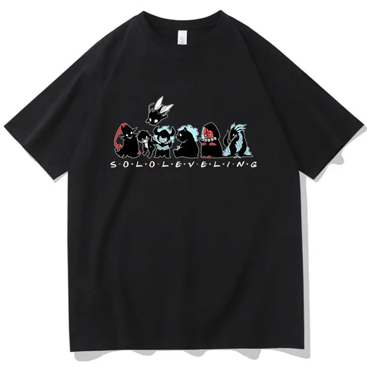 Cute Solo Leveling T-shirt Anime Fans Gift