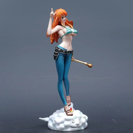 One Piece Nami Figure: 22cm Cat Burglar Anime Statue
