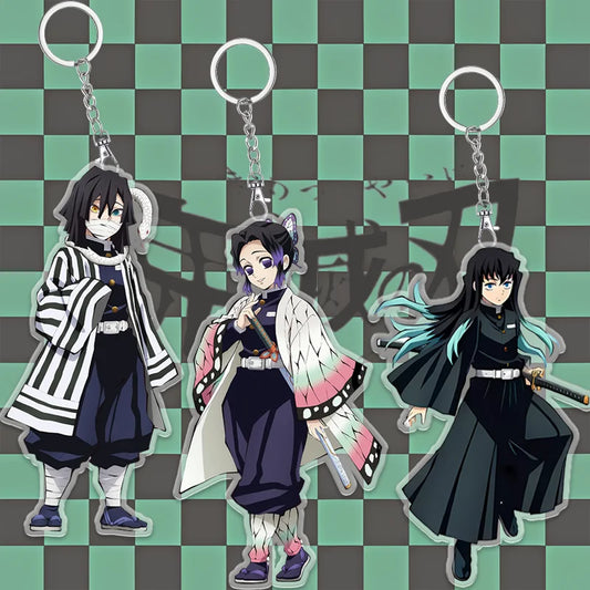 Demon Slayer Keychain: Tanjiro 6cm Acrylic Bag Pendant