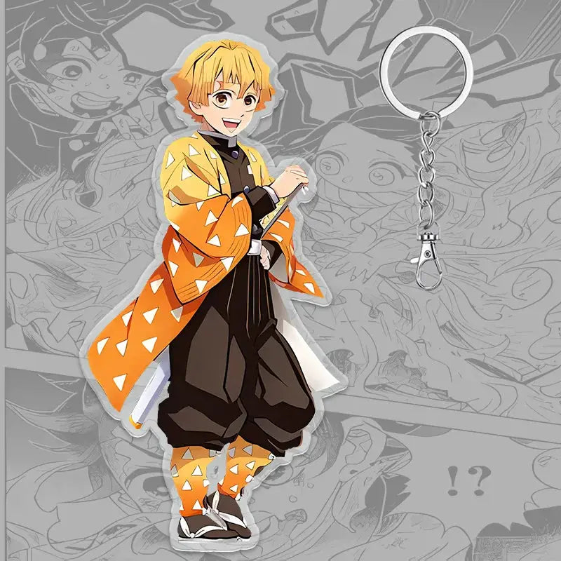 Demon Slayer Keychain: Tanjiro 6cm Acrylic Bag Pendant by Infinite Visibility