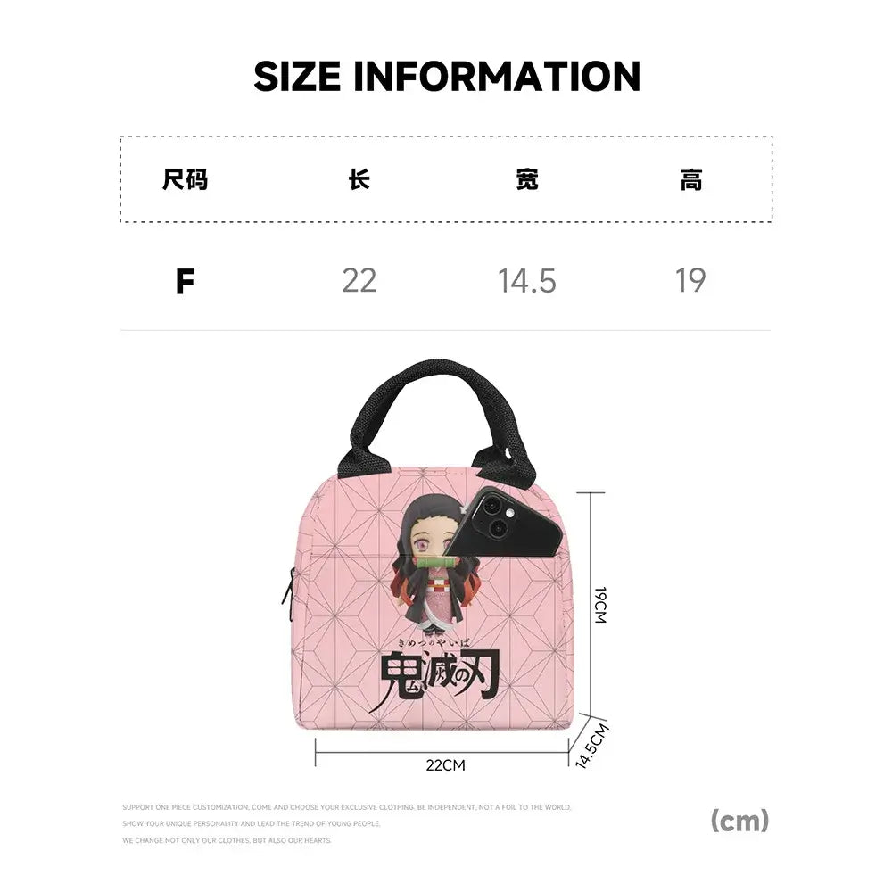 Demon Slayer Backpack Set: Tanjiro & Nezuko School Gear