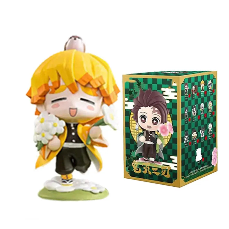 Demon Slayer Blind Box: 12pcs Tanjiro Nezuko Anime Figures by Infinite Visibility