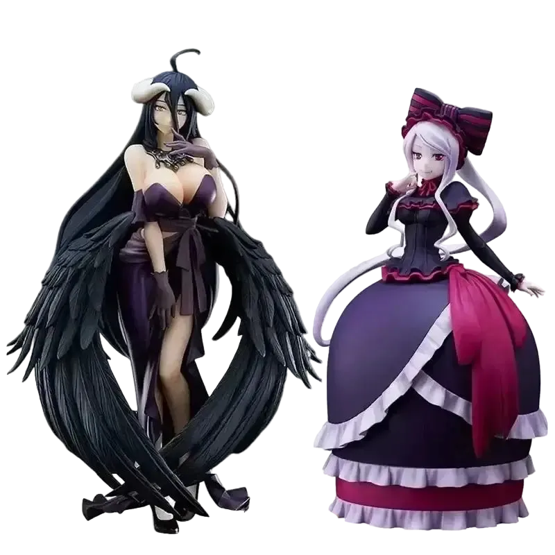 Two anime figures with long black hair and a purple dress on a white background, featuring Good Smile Company branding.