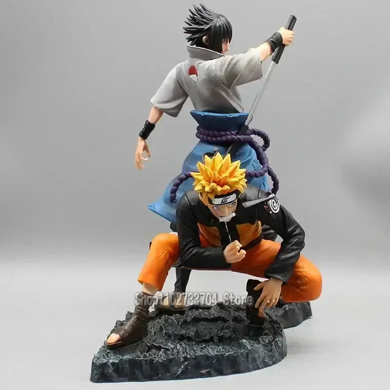 Naruto Action Figures: GK Uzumaki & Sasuke PVC Model by Infinite Visibility