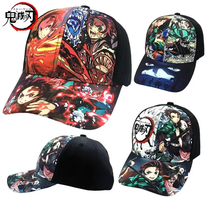 Demon Slayer Baseball Cap: Adjustable Anime Hip Hop Hat by Infinite Visibility