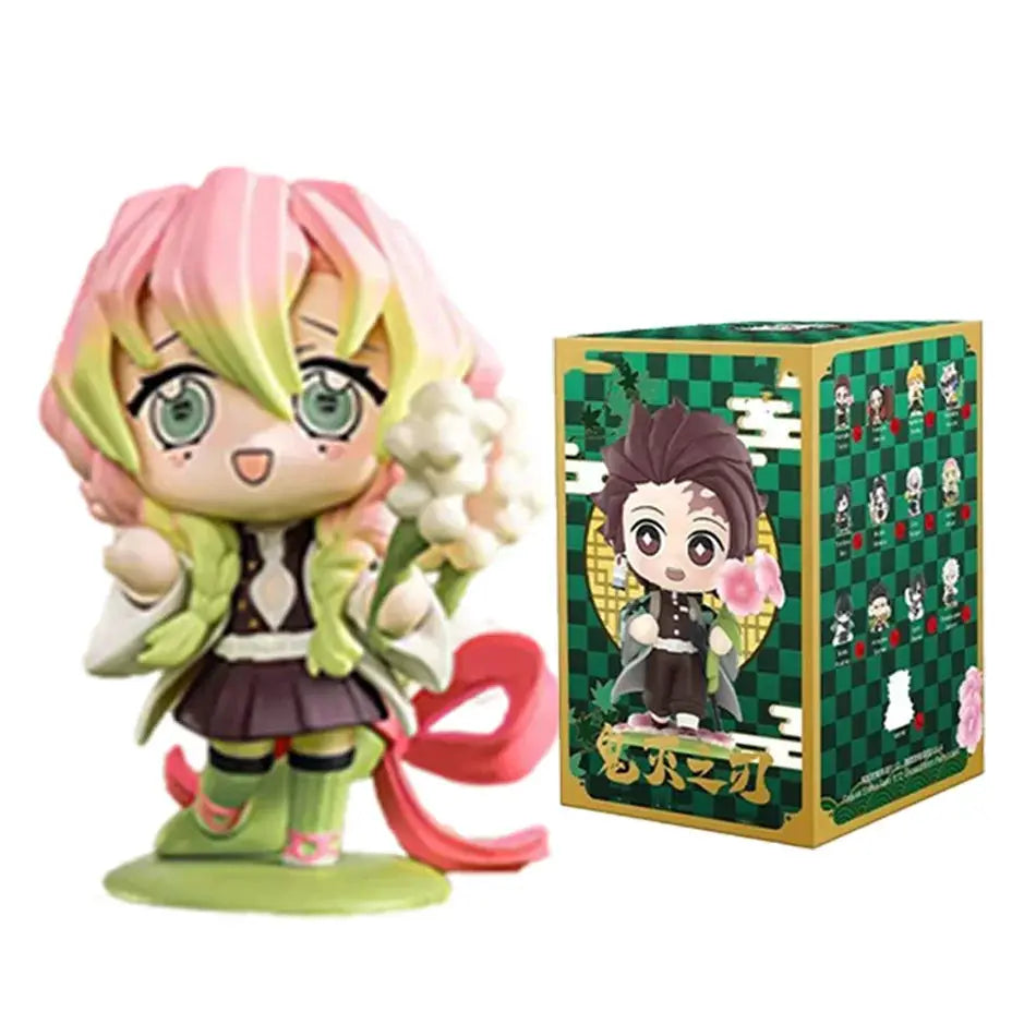 Demon Slayer Blind Box: 12pcs Tanjiro Nezuko Anime Figures by Infinite Visibility