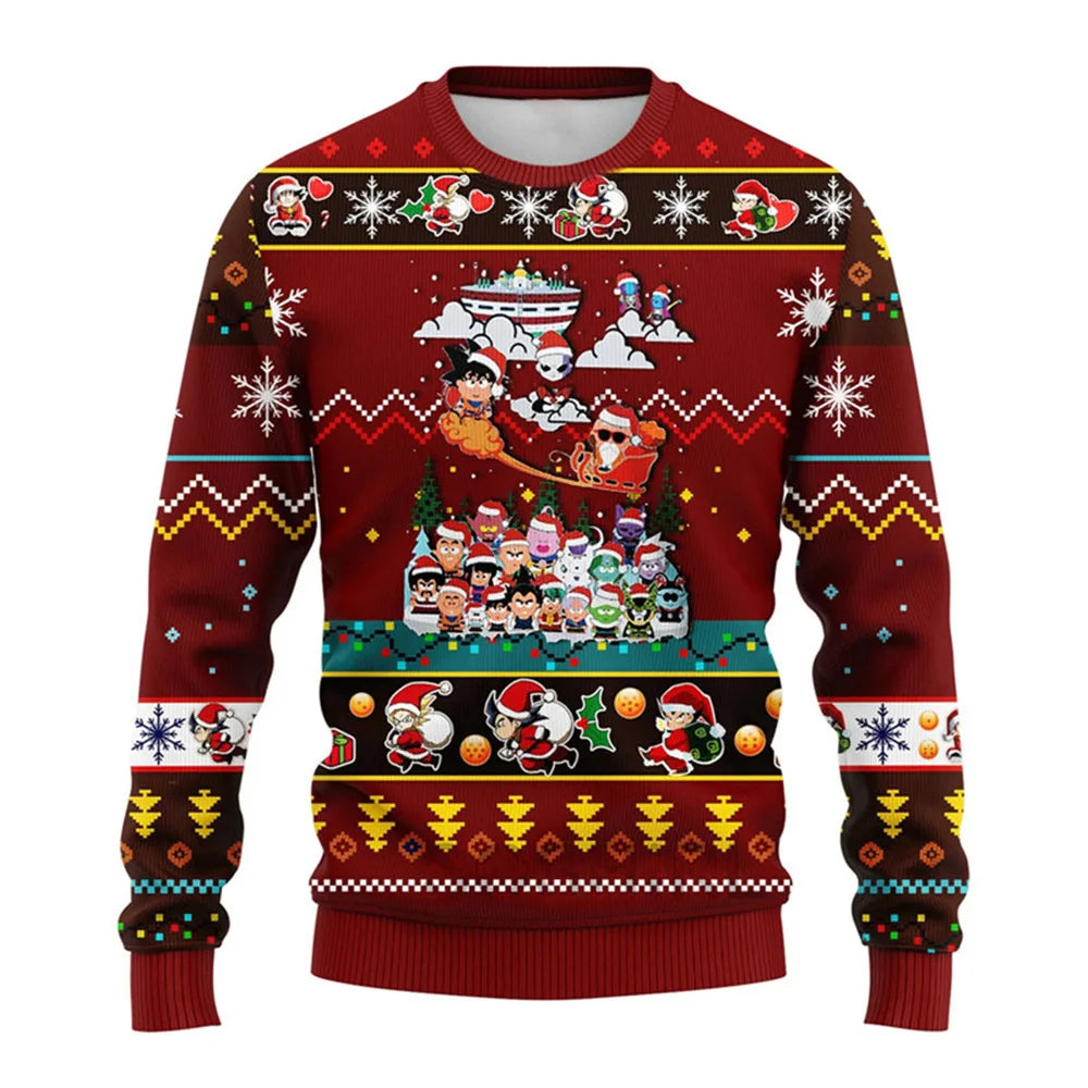 Dragon Ball Anime Sweater: Christmas Style Pullover Gift