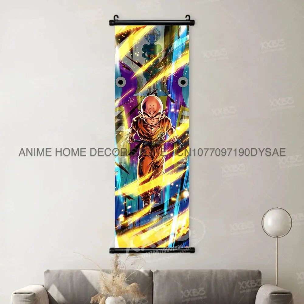 Dragon Ball Posters: Goku & Vegeta Anime Wall Scrolls by Infinite Visibility