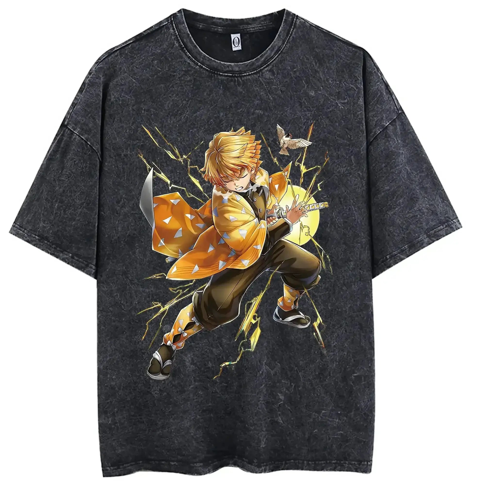 Demon Slayer Oversized Anime Hoodie, Unisex Cotton by Infinite Visibility