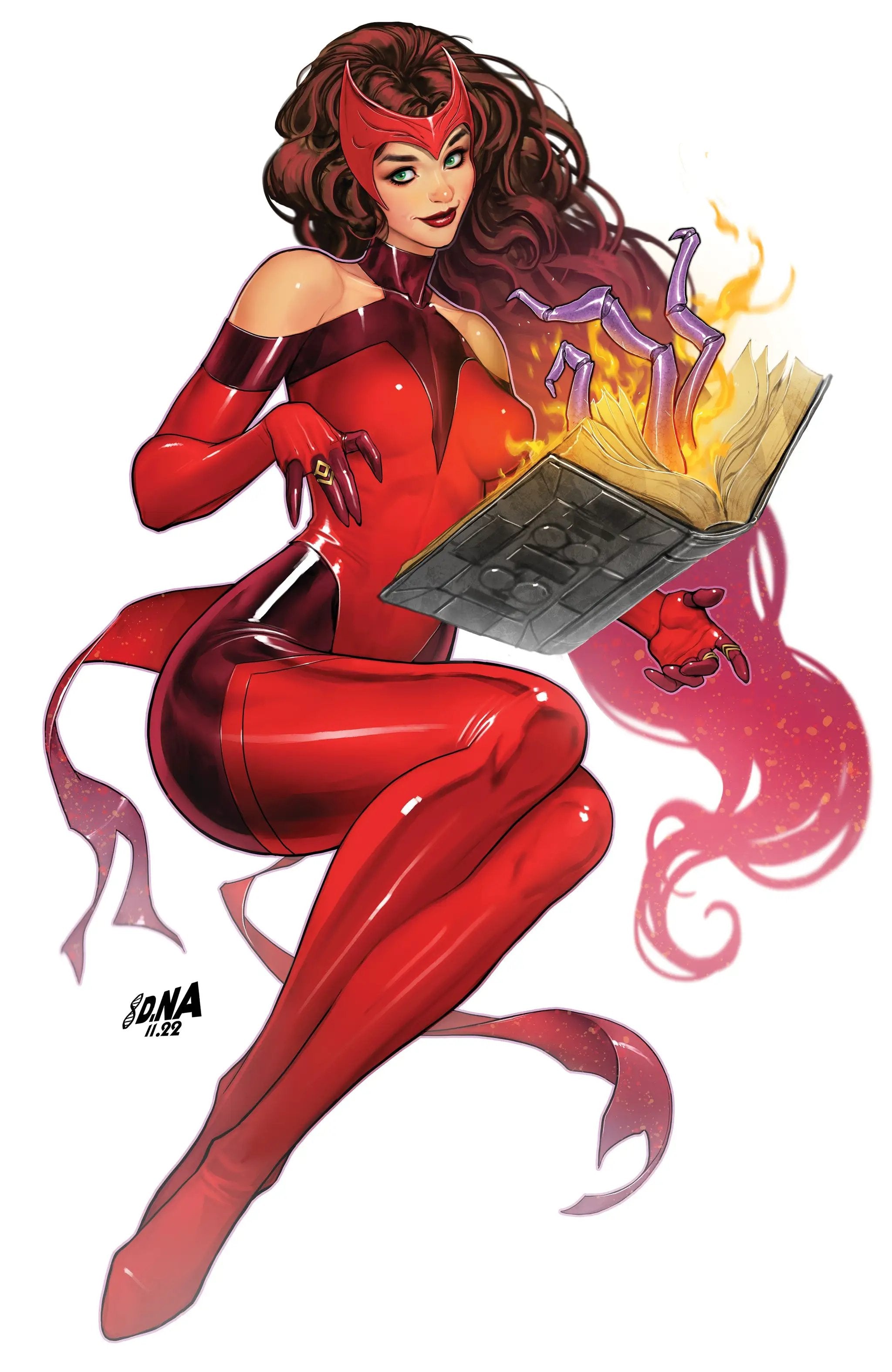 [Foil] Scarlet Witch #1 Unknown Comics David Nakayama Exclusive Virgin Var (06/12/2024) by Unknown Comic Books
