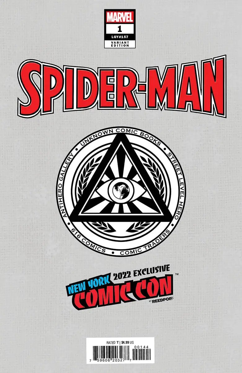SPIDER-MAN #1 UNKNOWN COMICS SABINE RICH NYCC 2022 EXCLUSIVE VAR (10/05/2022) by Unknown Comic Books