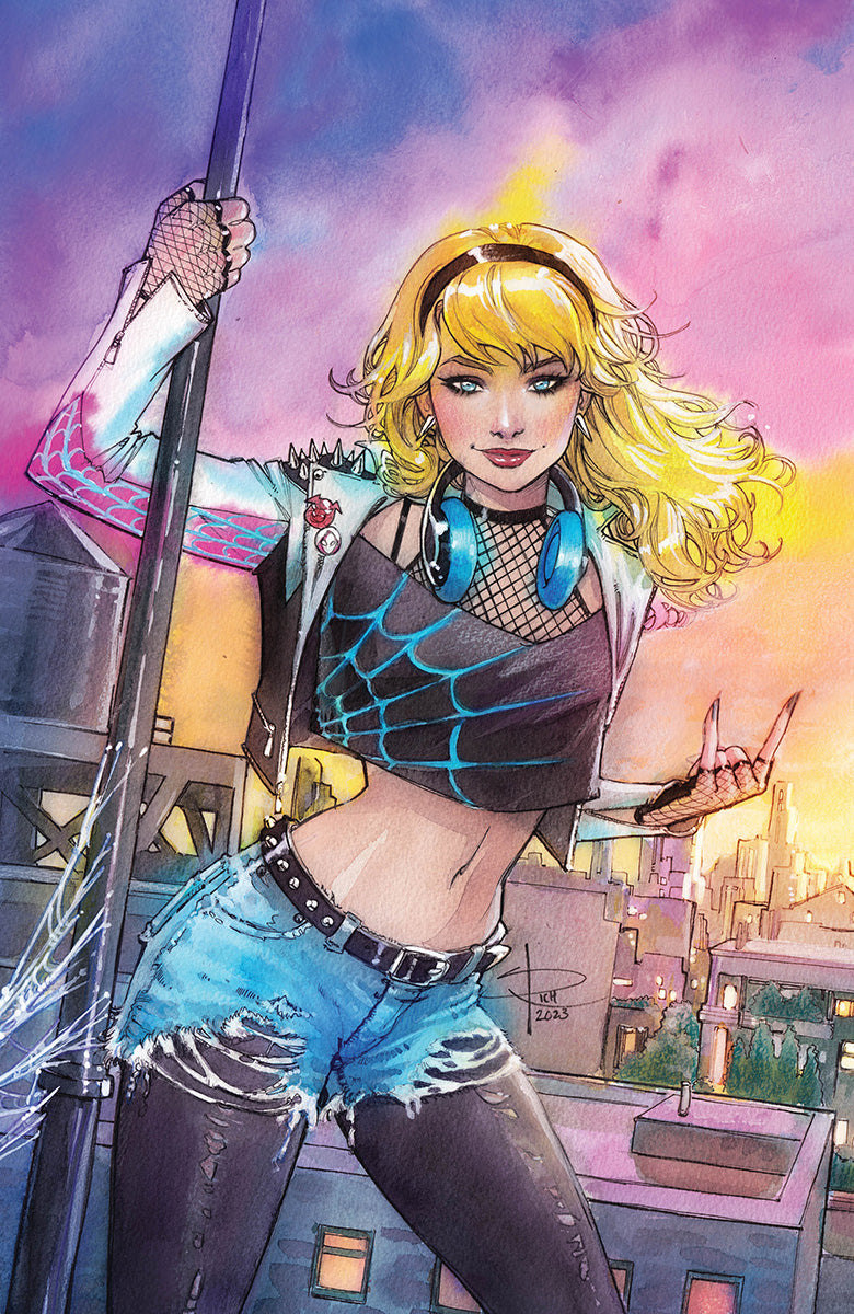 SPIDER-GWEN ANNUAL #1 [CHAOS] UNKNOWN COMICS SABINE RICH EXCLUSIVE NYCC VIRGIN VAR (10/18/2023) by Unknown Comic Books