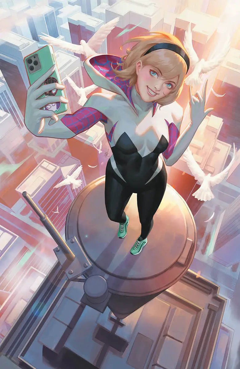 Spider-Gwen: The Ghost-Spider #3 Unknown Comics Ejikure Virgin Exclusive Var (07/31/2024) by Unknown Comic Books