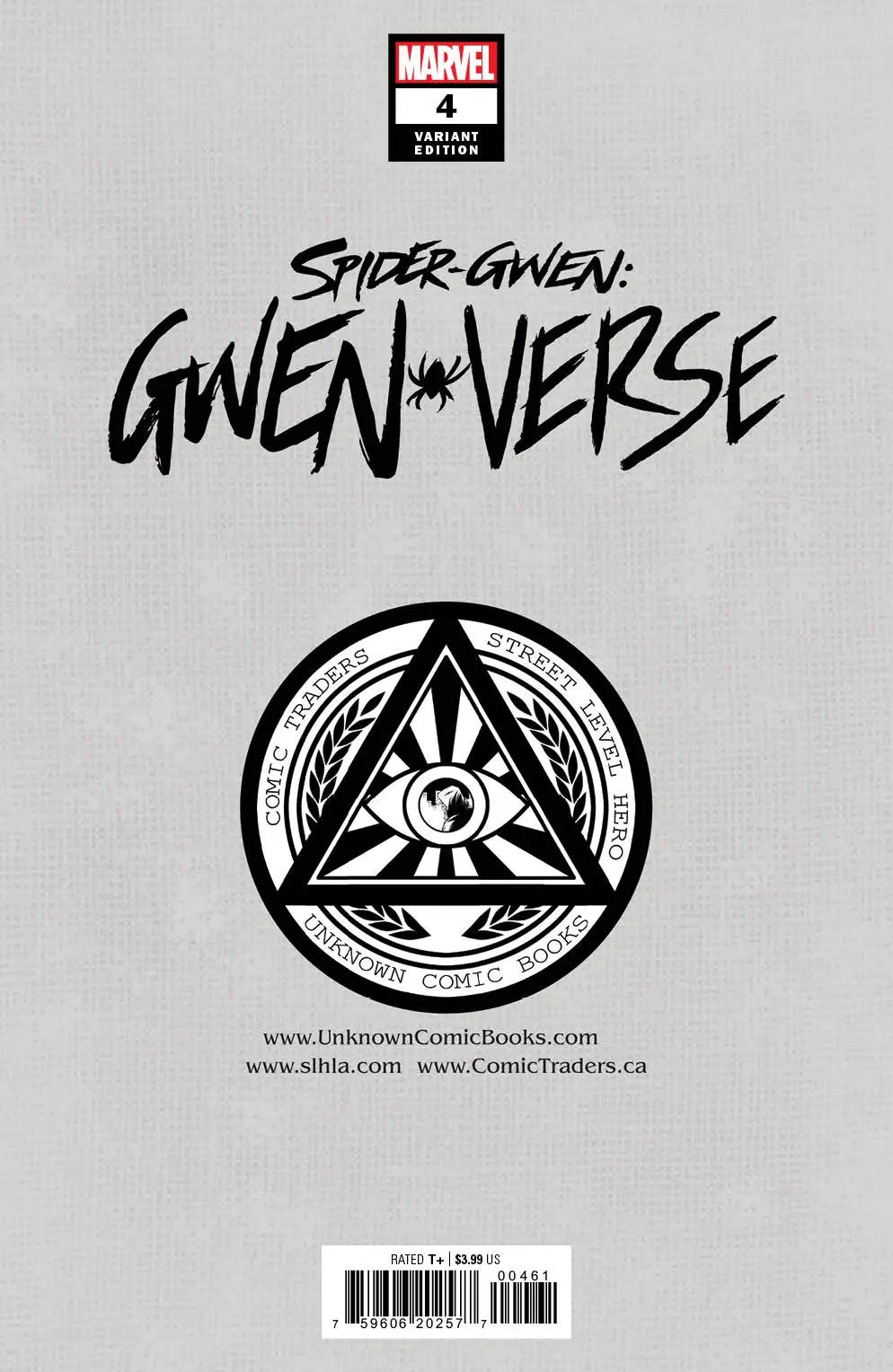 Spider-Gwen: Gwenverse #4 Unknown Comics Philip Tan Exclusive Virgin Var (07/20/2022) by Unknown Comic Books