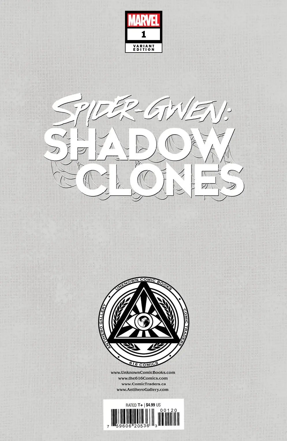 Spider-Gwen: Shadow Clones #1 Unknown Comics Kael Ngu Exclusive Virgin Var (03/01/2023) by Unknown Comic Books