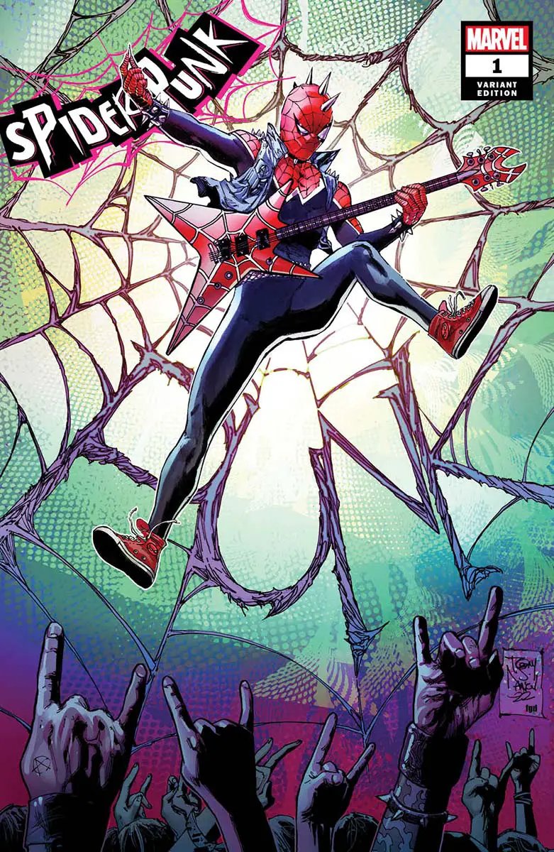 Spider-Punk 1 Unknown Comics Tony Daniel Exclusive Var (04/06/2022) by Unknown Comic Books