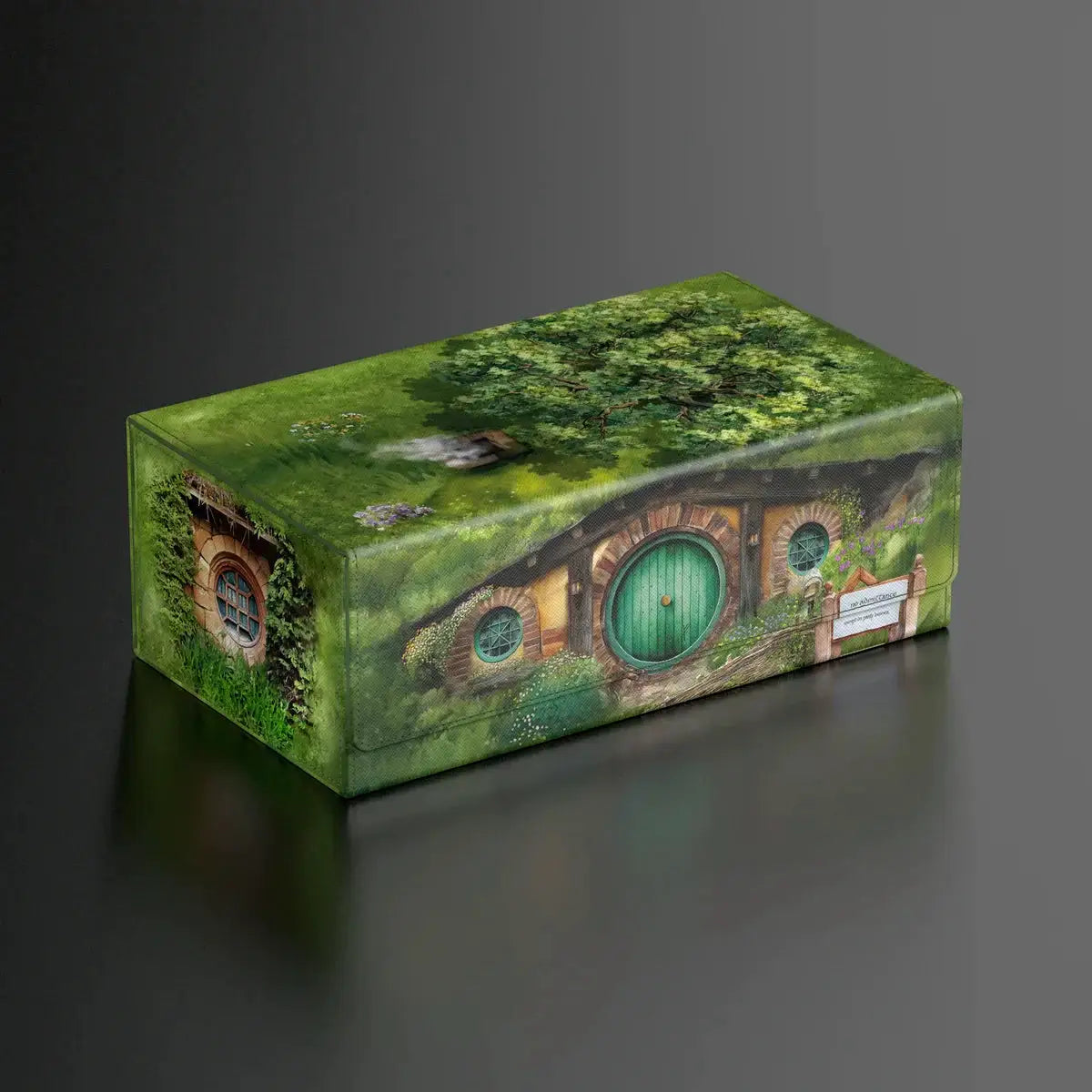 Dark-themed Hobbiton Collectors Case from The Mighty Hobby Shop featuring detailed Lord of the Rings design.