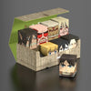Dark-colored collectors case for Attack on Titan Shiganshina District, designed for storing figures or collectibles.