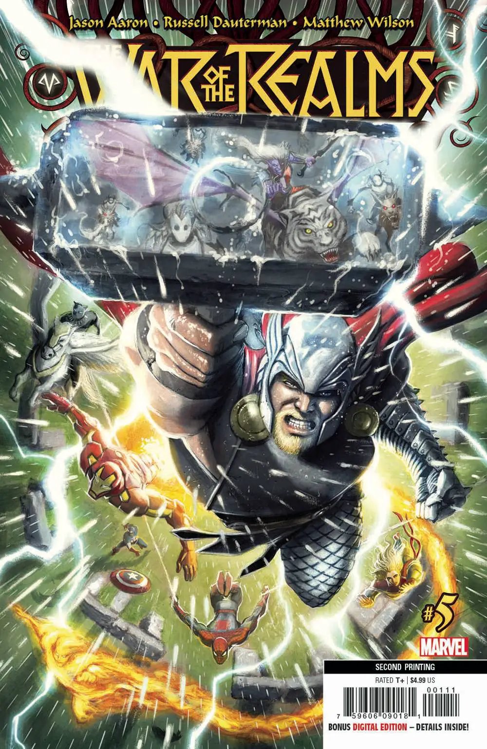 WAR OF REALMS #5 (OF 6) 2ND PTG DAUTERMAN VAR (07/17/2019 by Unknown Comic Books