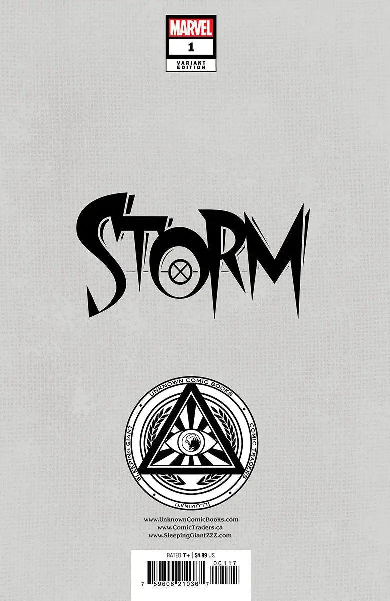 Storm #1 Unknown Comics Exclusive David Nakayama Virgin Var (10/02/2024) by Unknown Comic Books