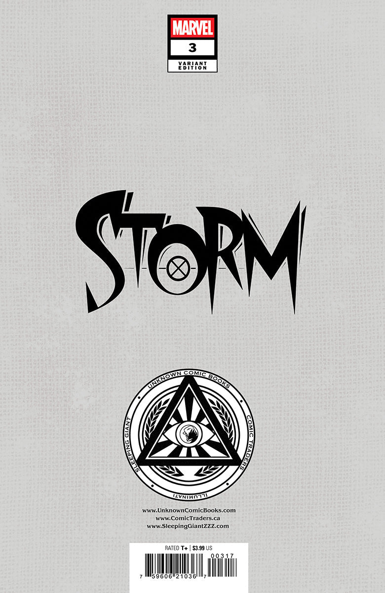 Storm #3 Unknown Comics Mateus Manhanini Exclusive Virgin Var (12/11/2024) by Unknown Comic Books