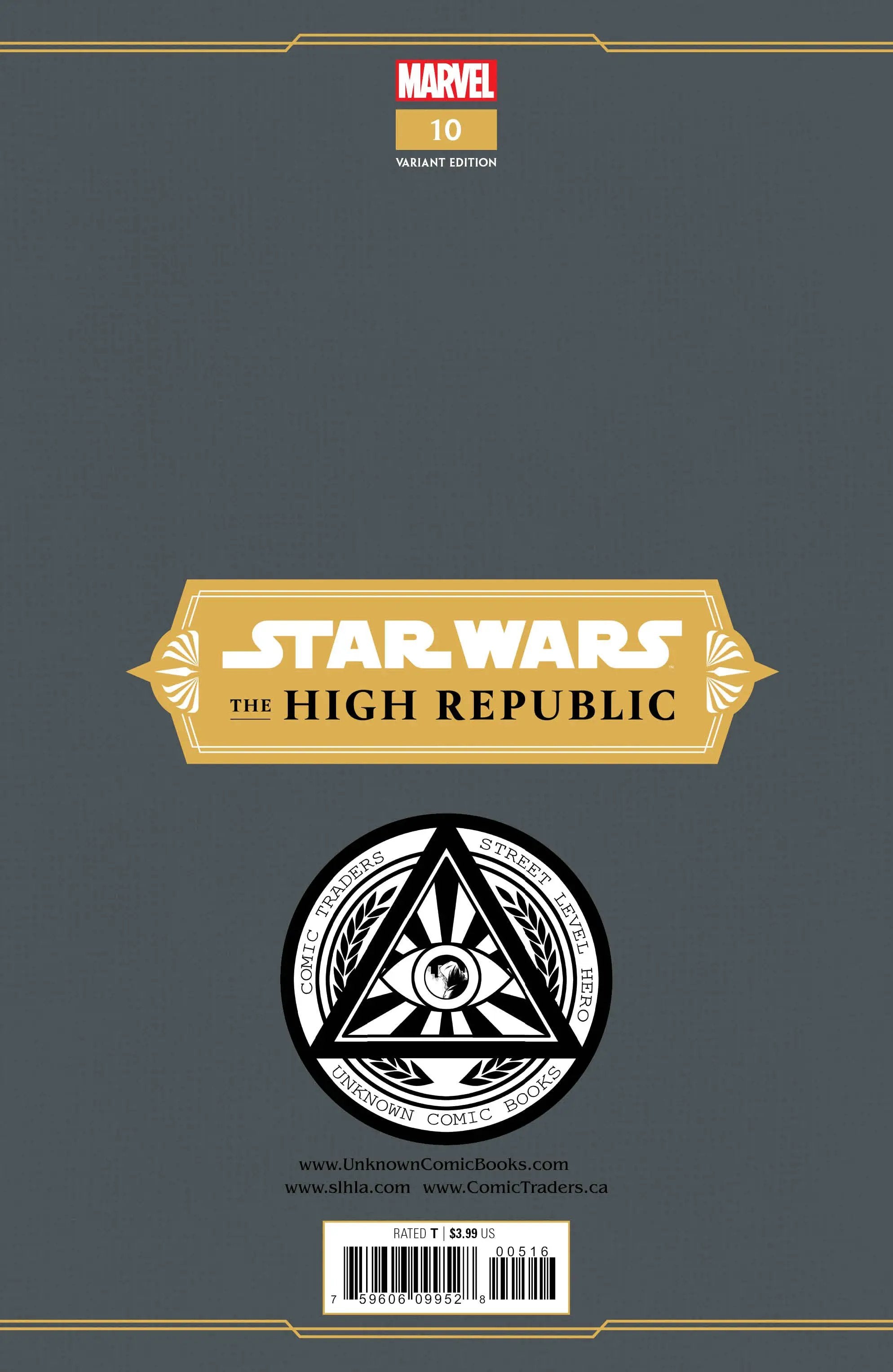 Star Wars High Republic #10 Unknown Comics Marco Turini Exclusive Virgin Var (10/20/2021) by Unknown Comic Books