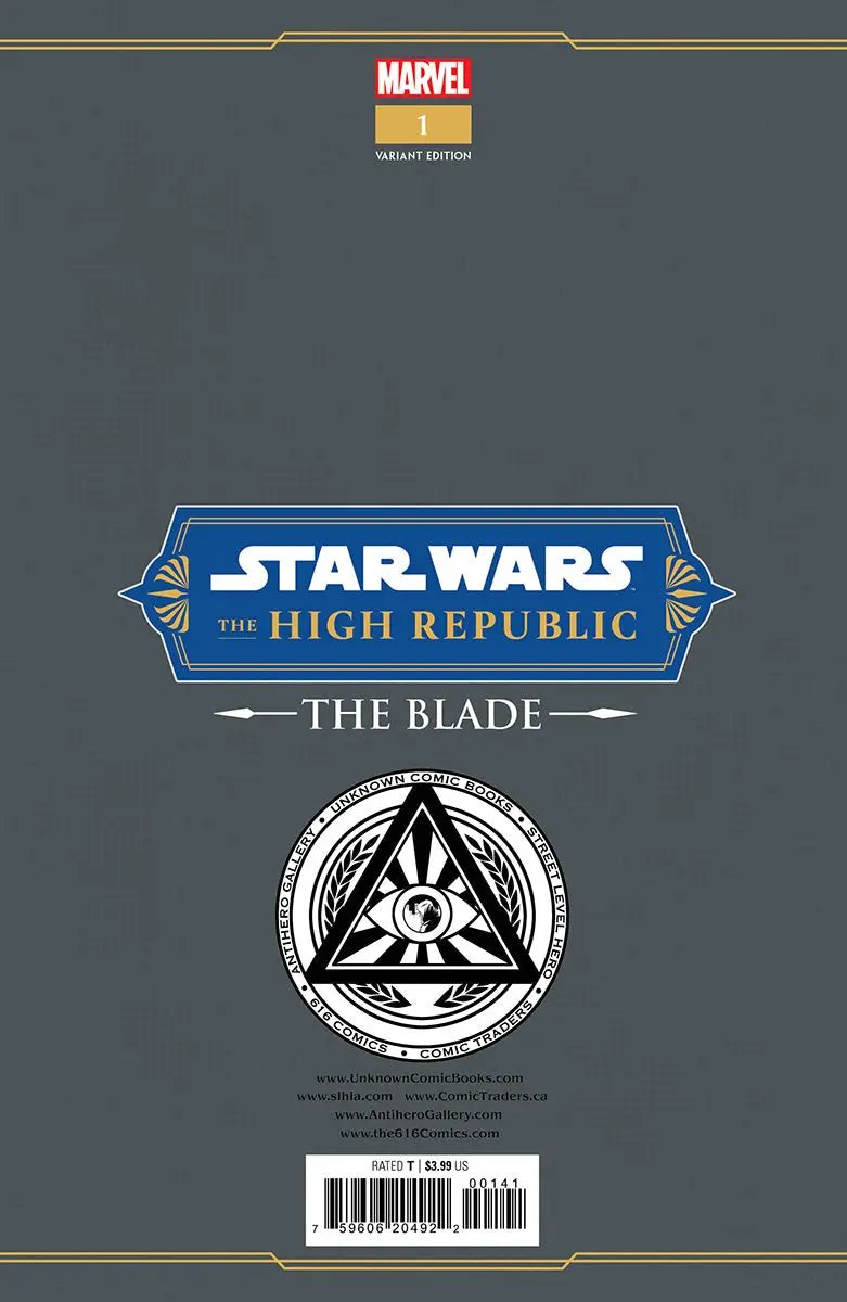 Star Wars: The High Republic - The Blade #1 Unknown Comics Paolo Villanelli Exclusive Var (11/23/2022) (12/28/2022) by Unknown Comic Books